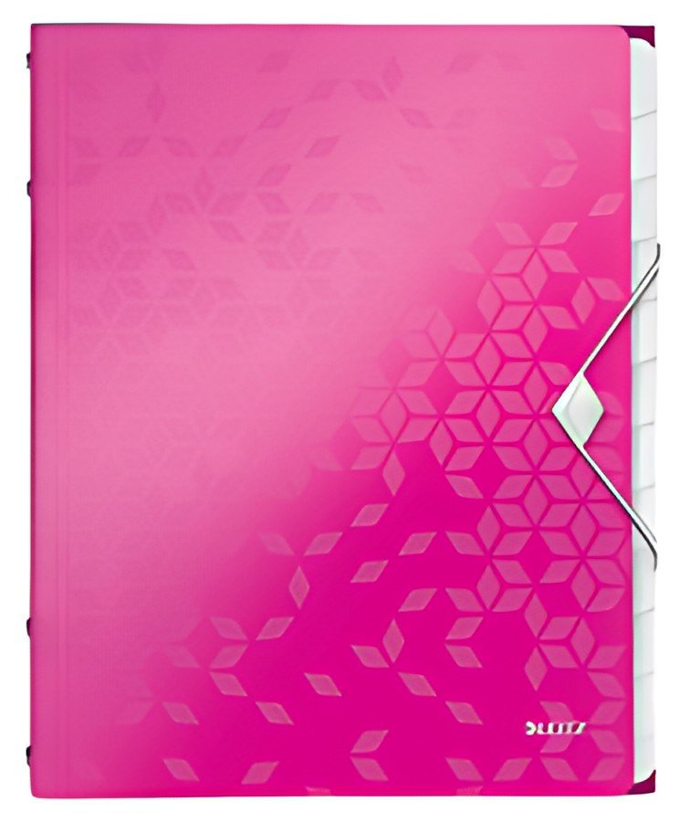 LEITZ Chemise de rangement WOW, A4, PP, rose métallisé