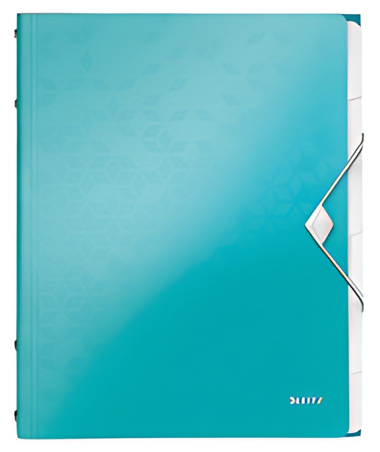 LEITZ Chemise de rangement WOW, A4, PP, bleu glacier
