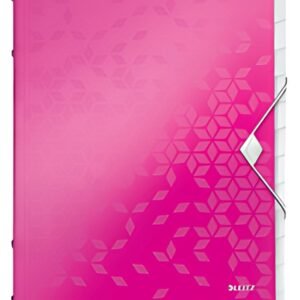 LEITZ Chemise de rangement WOW, A4, PP, rose métallisé