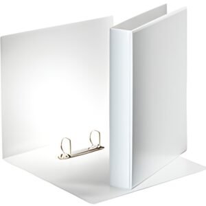 Esselte Classeur personnalisable, 2 anneaux, A5, blanc