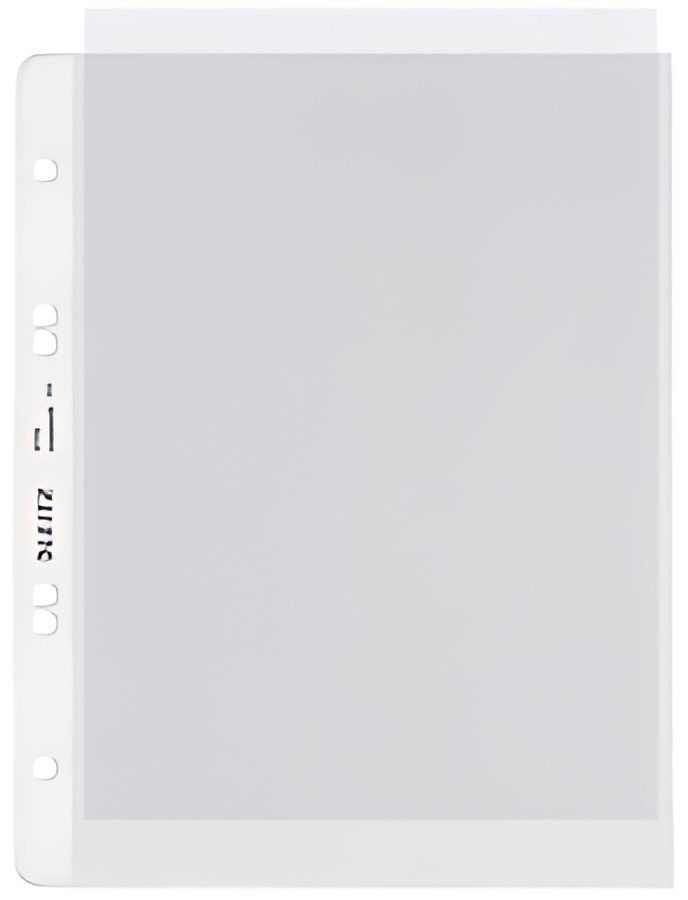 LEITZ Pochette perforée extra solide, PP, grainé, 0,13 mm