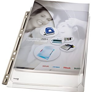 LEITZ pochette perforée Maxi, A4, PVC, 0,17 mm, granuleux