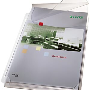 LEITZ Pochette perforée Maxi avec rabat, A4, PVC, grainée