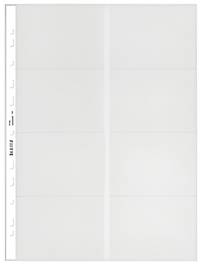 LEITZ Pochette perforée pour 16 cartes de visite, format A4