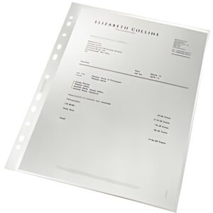 LEITZ Pochette perforée re:cycle, A4, résidu PP, 0,09 mm