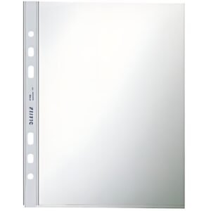 LEITZ Pochette perforée, format A5, PP, grainé, 0,08 mm,