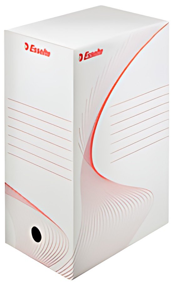 Esselte Boîte d'archives, A4, (L)100 mm, en carton, blanc