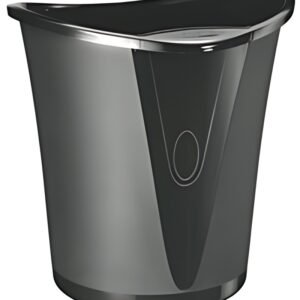 LEITZ Corbeille à papier Allura, en plastique, 18 l, noir