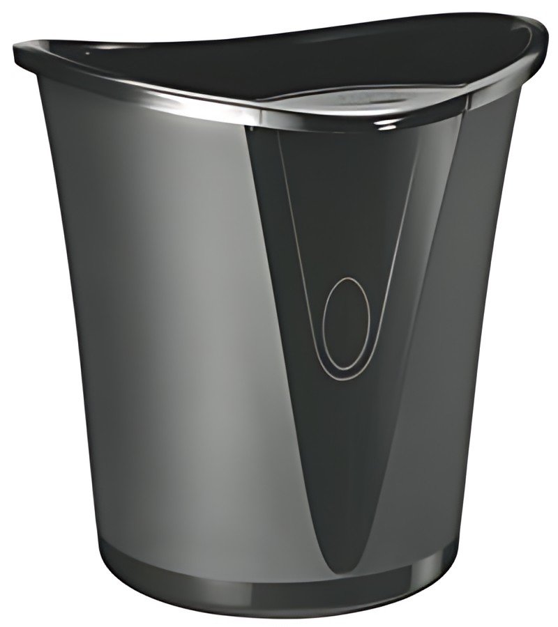LEITZ Corbeille à papier Allura, en plastique, 18 l, noir