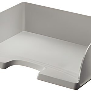LEITZ Corbeille à courrier Plus Jumbo, A4 paysage, gris