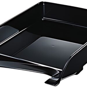 LEITZ Corbeille à courrier Elegant, A4, polystyrène, noir