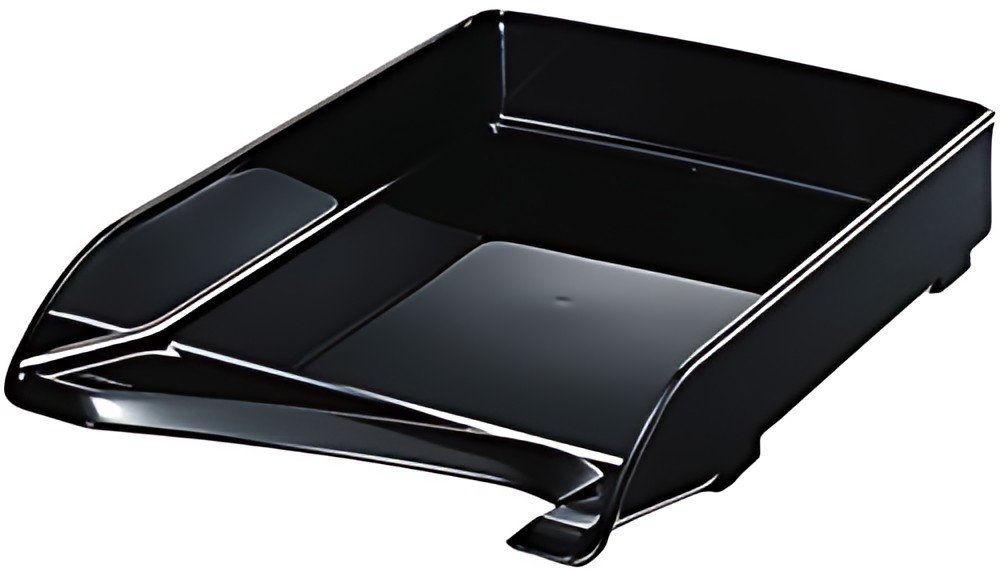 LEITZ Corbeille à courrier Elegant, A4, polystyrène, noir