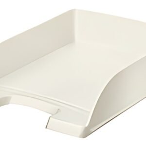 LEITZ Corbeille à courrier Plus WOW, A4, polystyrène, blanc