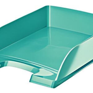 LEITZ Corbeille à courrier Plus WOW, A4, polystyrène, menthe