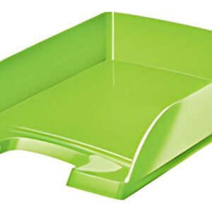LEITZ Corbeille à courrier Plus WOW, A4, polystyrène, vert