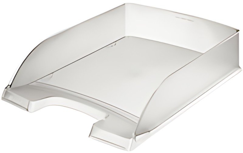 LEITZ Corbeille à courrier Plus standard, A4, givré