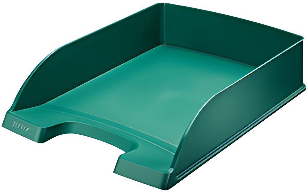 LEITZ Corbeille à courrier Plus Standard, A4, vert