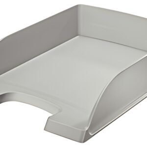 LEITZ Corbeille à courrier Plus Standard, A4, gris