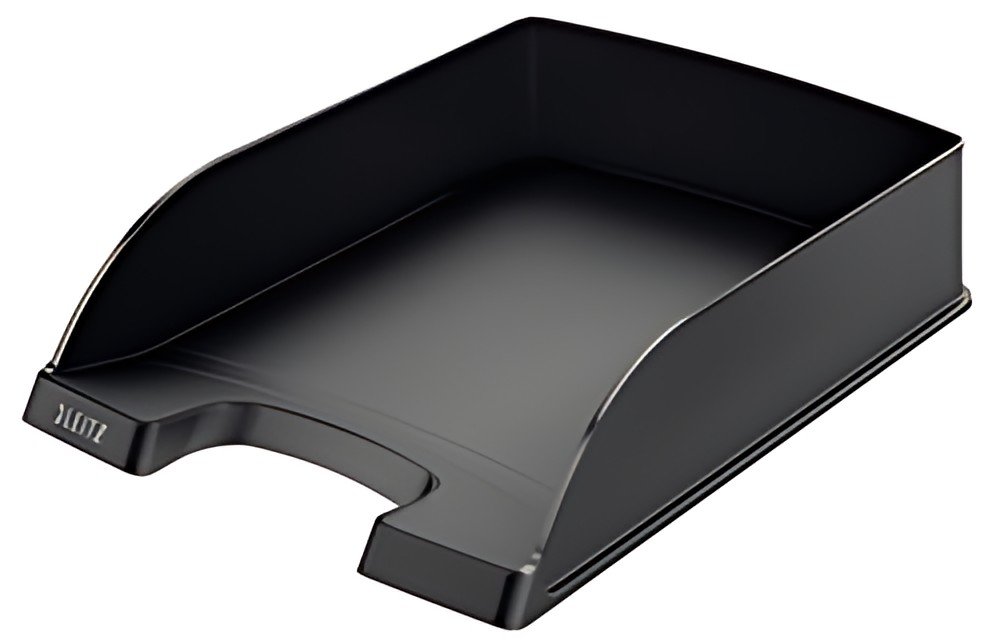 LEITZ Corbeille à courrier Plud Standard, A4, noir