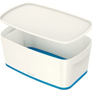 LEITZ Boîte de rangement My Box, 5 litres, blanc / bleu