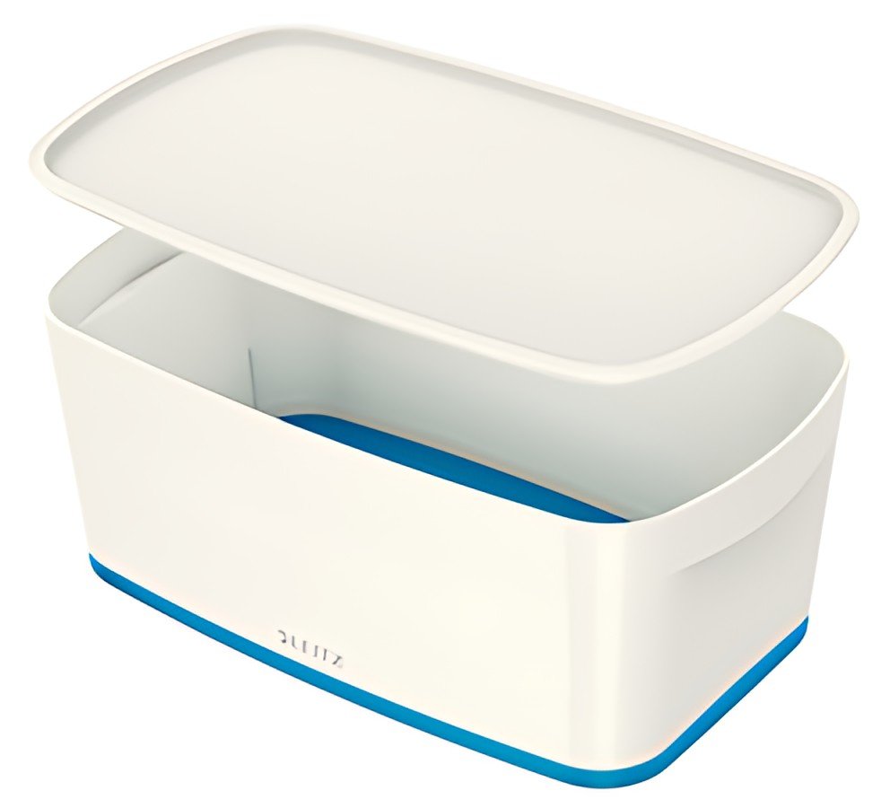 LEITZ Boîte de rangement My Box, 5 litres, blanc / bleu