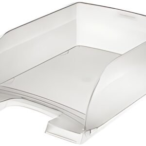 LEITZ Corbeille à courrier Plus Jumbo, A4, polystyrène,givré