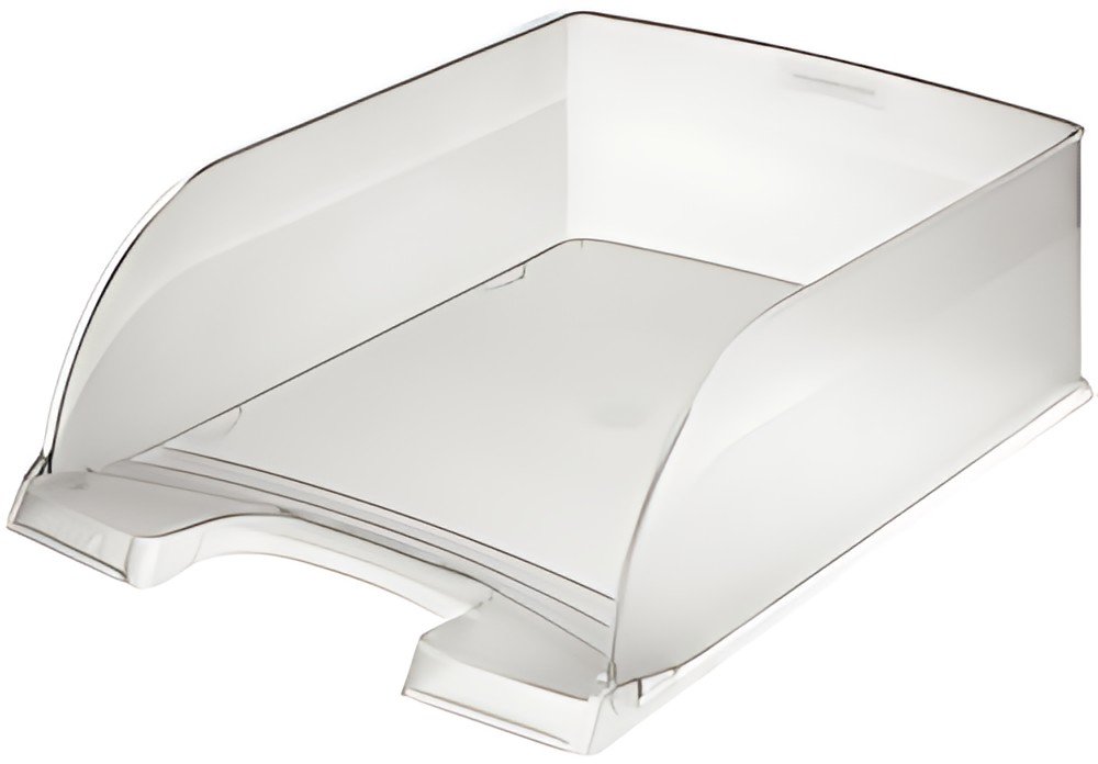 LEITZ Corbeille à courrier Plus Jumbo, A4, polystyrène,givré