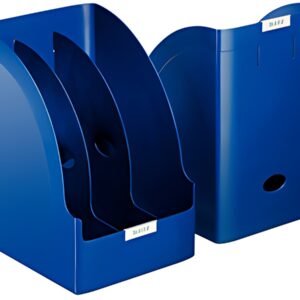 LEITZ porte-revue Plus Jumbo, A4, polystyrène, bleu
