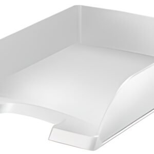 LEITZ Corbeille à courrier Style, A4, polystyrène, blanc