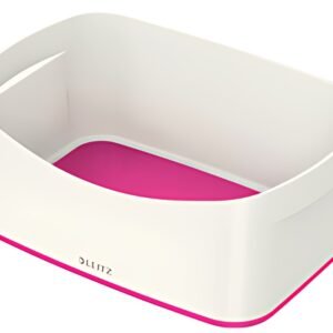 LEITZ Bac de rangement My Box, A5, blanc/rose