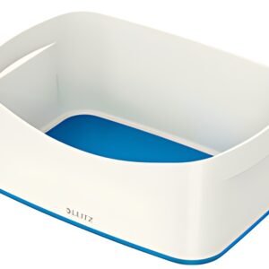 LEITZ Bac de rangement My Box, A5, blanc/bleu