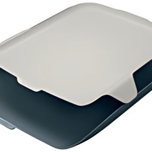 LEITZ Corbeille à courrier Cosy avec organisateur, A4, gris