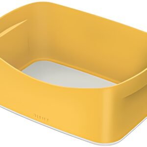 LEITZ Bac de rangement My Box Cosy, A5, jaune/gris clair