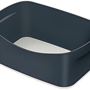LEITZ Bac de rangement My Box Cosy, A5, bleu/gris clair