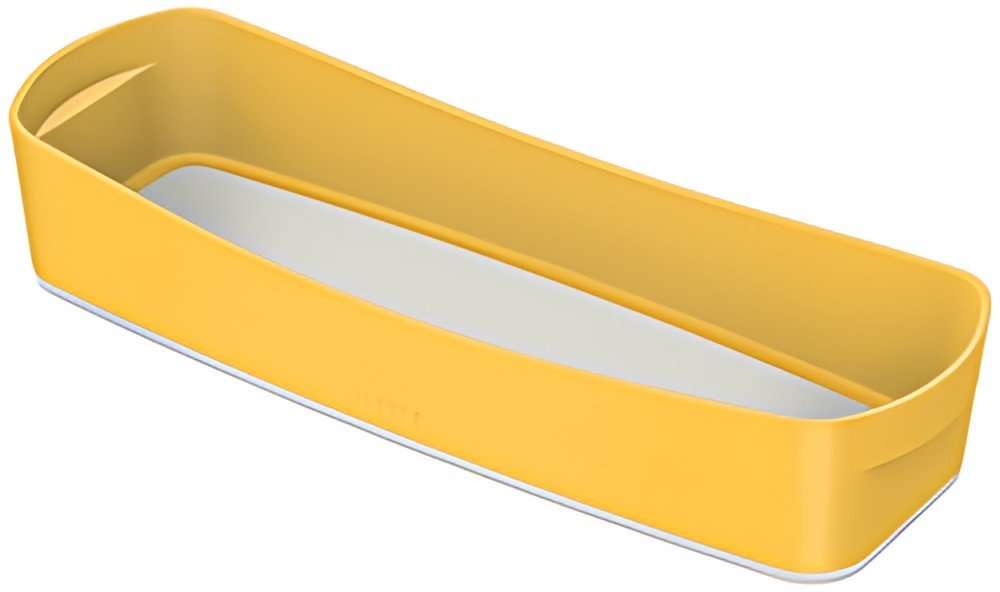 LEITZ Bac de rangement My Box Cosy, long, jaune