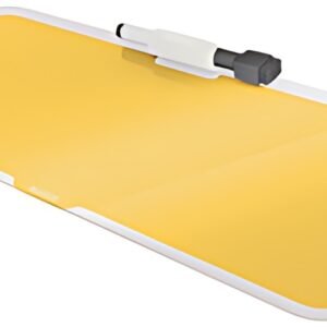 LEITZ Bloc-notes en verre Cosy pour le bureau, jaune