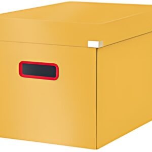 LEITZ Boîte de rangement Click & Store Cosy, cube, jaune