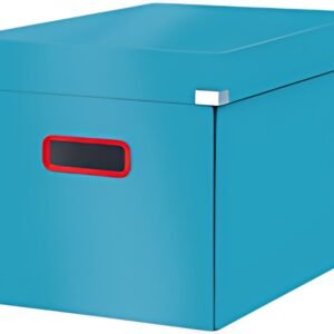 LEITZ Boîte de rangement Click & Store Cosy, cube, bleu