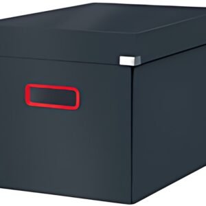 LEITZ Boîte de rangement Click & Store Cosy, cube, gris