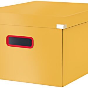 LEITZ Boîte de rangement Click & Store Cosy M, jaune