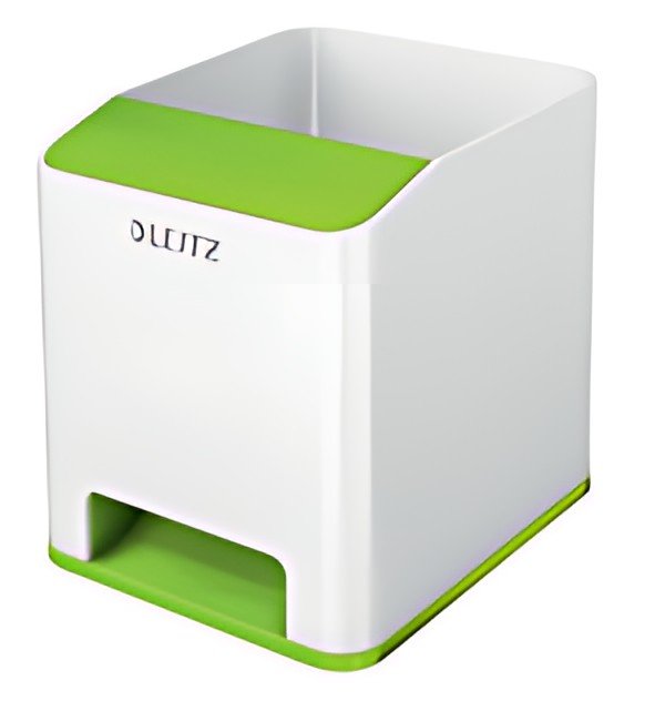 LEITZ Pot à crayons Sound WOW Duo Colour, vert