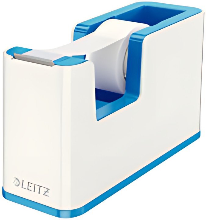 LEITZ Dévidoir de table WOW Duo Colour, équipé, bleu
