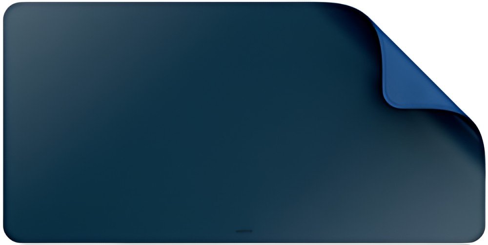 LEITZ Sous-main, 800 x 400 mm, en PVC, bleu nuit