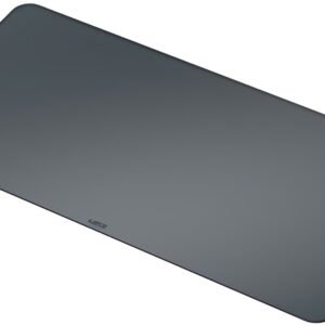 LEITZ Sous-main, 700 x 360 mm, en cuir recyclé, gris foncé