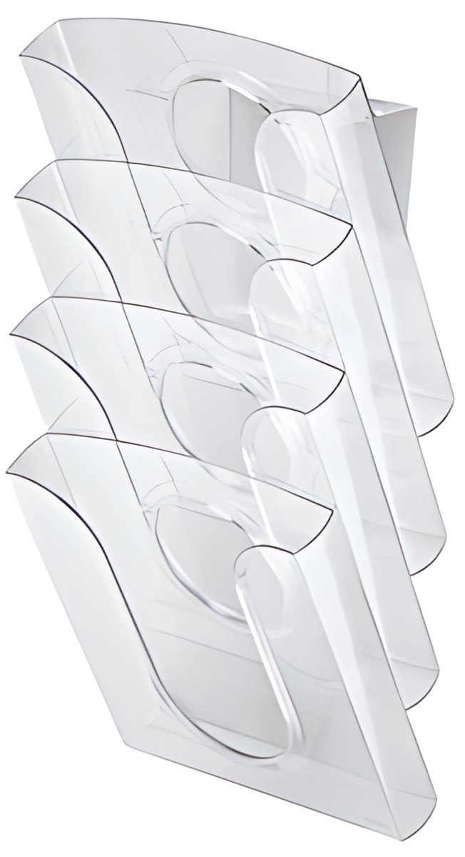 LEITZ Porte brochures pour table et mur, transparent