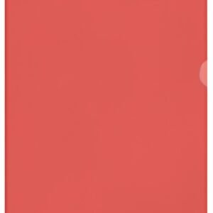 Esselte Pochette coins Standard, A4, PP grainé, rouge