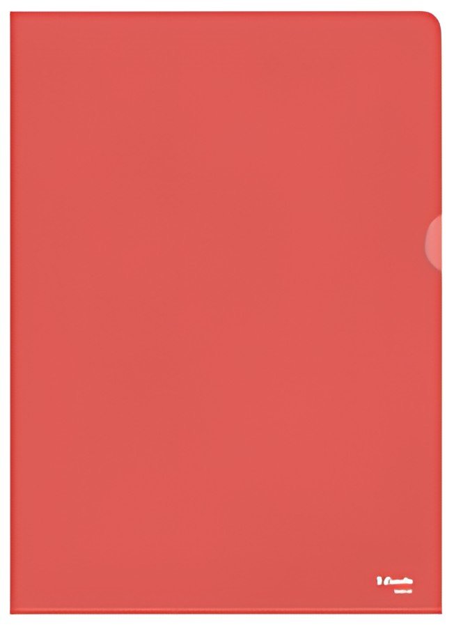 Esselte Pochette coins Standard, A4, PP grainé, rouge