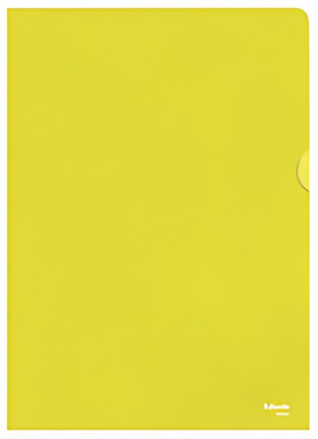 Esselte Pochette coins Standard, A4, PP grainé, jaune