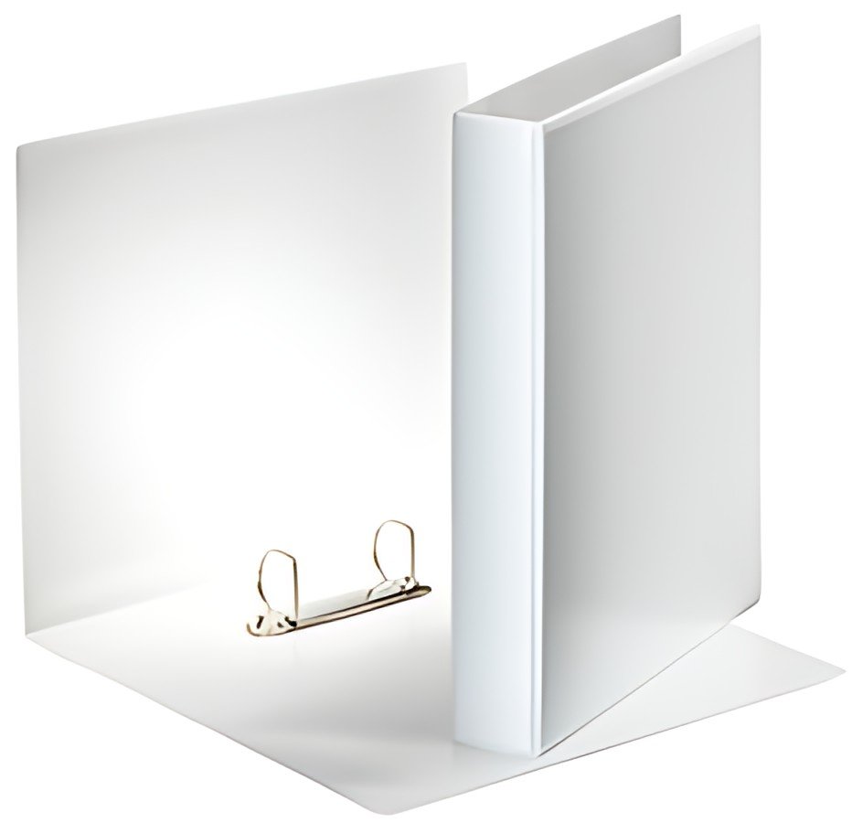 Esselte Classeur personnalisable, 2 anneaux, A4, blanc