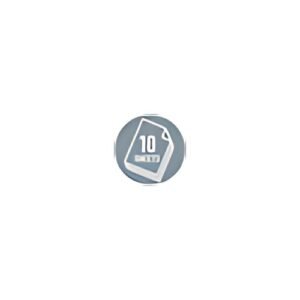LEITZ Mini-agrafeuse 5517, capacité: 10 feuilles, bleu